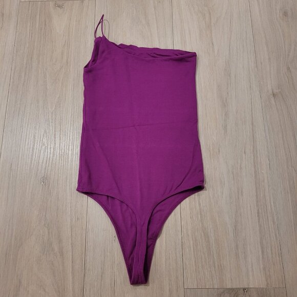 WILFRED FREE | Aritzia Conjure Asymmetrical One Shouler Bodysuit | Sz. XXS - Picture 5 of 6